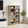 CD spinta Sonoma ąžuolas 60 x 17 x 92 cm Apdirbta mediena