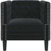 Sofa Juoda 74,5 x 71 x 70,5 cm Aksomas