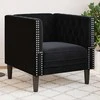 Sofa Juoda 74,5 x 71 x 70,5 cm Aksomas
