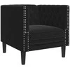 Sofa Juoda 74,5 x 71 x 70,5 cm Aksomas