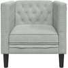 Sofa Šviesiai pilka 74,5 x 71 x 70,5 cm Aksomas