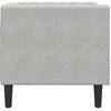 Sofa Šviesiai pilka 74,5 x 71 x 70,5 cm Aksomas