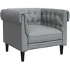 Sofa Šviesiai pilka 78,5 x 74,5 x 74,5 cm Poliesteris