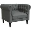 Sofa Tamsiai pilka 78,5 x 74,5 x 74,5 cm Poliesteris