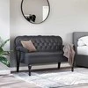 Česterfildo suolas Juoda 119,5 x 64,5 x 75 cm Dirbtinė oda