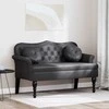 Česterfildo suolas Juoda 120,5 x 65 x 75 cm Dirbtinė oda