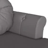 Česterfildo suolas Pilka 120,5 x 65 x 75 cm Dirbtinė oda