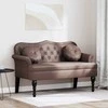 Česterfildo suolas Ruda 120,5 x 65 x 75 cm Dirbtinė oda