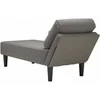 Sofa Chaise Lounge su pagalvės šviesiai pilku velveto audiniu