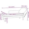 Sofa Chaise Lounge su pagalvės šviesiai pilku velveto audiniu