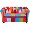 Chesterfield dvivietė sofa, audinys