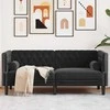 Sofa Juoda 174 x 74,5 x 70,5 cm Aksomas