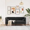 Sofa Juoda 174 x 74,5 x 70,5 cm Aksomas