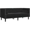 Sofa Juoda 174 x 74,5 x 70,5 cm Aksomas