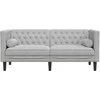 Sofa Šviesiai pilka 174 x 74,5 x 70,5 cm Aksomas