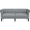 Sofa Šviesiai pilka 182,5 x 74,5 x 74,5 cm Poliesteris