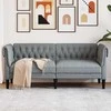 Sofa Šviesiai pilka 182,5 x 74,5 x 74,5 cm Poliesteris