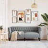 Sofa Šviesiai pilka 182,5 x 74,5 x 74,5 cm Poliesteris
