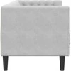 Sofa Šviesiai pilka 194 x 74,5 x 70,5 cm Aksomas