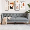 Sofa Šviesiai pilka 201,5 x 74,5 x 74,5 cm Poliesteris
