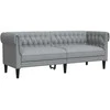 Sofa Šviesiai pilka 201,5 x 74,5 x 74,5 cm Poliesteris