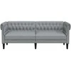 Sofa Šviesiai pilka 201,5 x 74,5 x 74,5 cm Poliesteris
