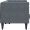 Sofa Tamsiai pilka 174 x 74,5 x 70,5 cm Aksomas