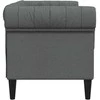 Sofa Tamsiai pilka 182,5 x 74,5 x 74,5 cm Poliesteris