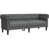 Sofa Tamsiai pilka 201,5 x 74,5 x 74,5 cm Poliesteris