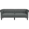 Sofa Tamsiai pilka 201,5 x 74,5 x 74,5 cm Poliesteris