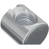 Cilindrinės veržlės 2 pcs Sidabro M6 x 12 mm Metalas
