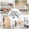 Cilindrinės veržlės 3462 pcs Sidabro M6 x 13 mm Metalas