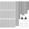 Privatumo žaliuzės 100 x 50 x 180 cm Galvanizuotas plienas