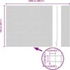 Suvirintas vielos tvora su stulpeliais 25 x 1,5 m