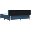 Kiemas lova su čiužiniu Mėlyna 200 x 200 cm audinys
