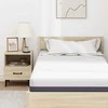 „Memory Foam“ čiužinys Vidutinis 90 x 200 cm Balta ir pilka