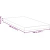 Čiužinys Miegamojo putų čiužinio užvalkalas 100 x 200 cm Thick Minkštas