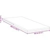 Čiužinys Čiužinio papildymas 80 x 200 cm storio Žakardinis audinys Balta