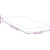 Čiužinys Miegamojo putų čiužinio užvalkalas 90 x 200 cm Thick Minkštas