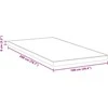 Čiužinys Čiužinio papildymas 100 x 200 cm storio Žakardinis audinys