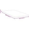 Čiužinys Miegamojo putų čiužinio užvalkalas 120 x 200 cm Thick Minkštas