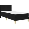 Lovos rėmas Juodas 90 x 190 cm Poliesteris