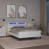 Čiužinys Lovos rėmas su čiužiniu Balta 140 x 190 cm Dirbtinė oda