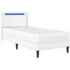 Čiužinys Lovos rėmas su čiužiniu Balta 90 x 200 cm Dirbtinė oda