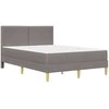 Lovos rėmas Taupe 160 x 200 cm Poliesteris