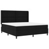 Kiemas lova su pagalve Juodas 200 x 180 cm audinys