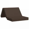 Čiužinys Sulankstomas Sofos Lova 100 x 67 x 45 cm Taupe