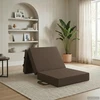 Čiužinys Sulankstomas Sofos Lova 75 x 63 x 45 cm Taupe