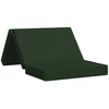 Čiužinys Sulankstomas Sofos Lova 80 x 67 x 45 cm Tamsiai žalia