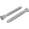 Confirmat varžtai 2 vnt. Sidabrinė Ø7 x 58 mm Metalas